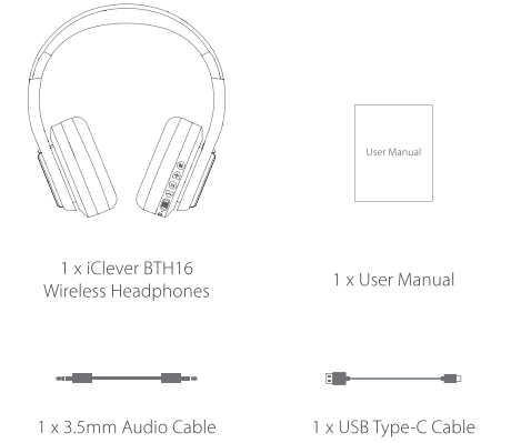 iClever Wireless Headphones BTH16-fig-a