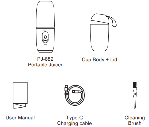 AIWA USB Rechargeable Blender PJ-882-fig-b