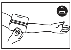 upper_arm_blood_pressure_monitor-unlocking_the_cuff_and_removing_the_device.png